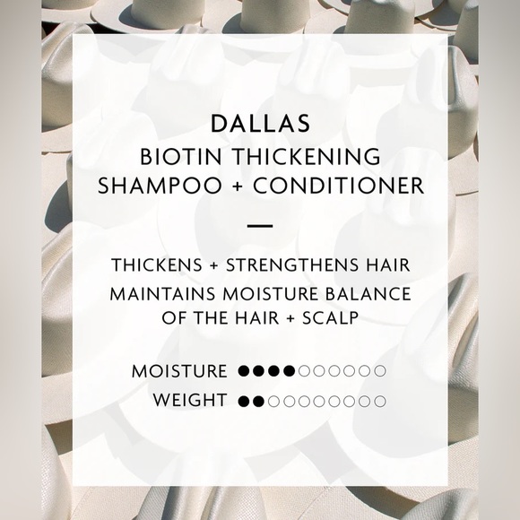 Dallas thickening shampoo and conditioner